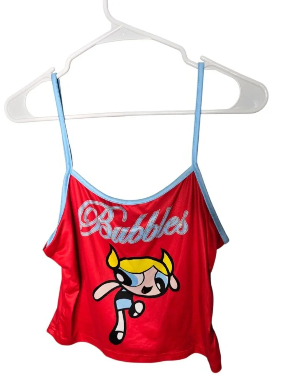 The Powerpuff Girls Red Bubbles Tank Top Y2K 2000s Medium - Picture 2 of 10